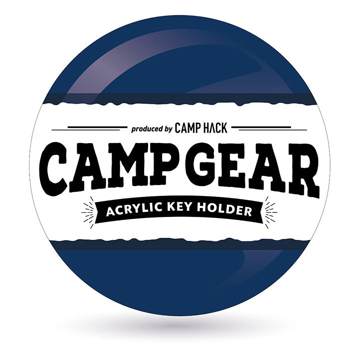CAMP GEAR acrylic keychain