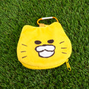 ノラネコぐんだん カラビナつき おかおポーチ