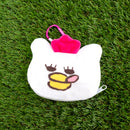 ノラネコぐんだん カラビナつき おかおポーチ