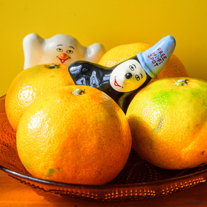 カボチャ頭の人形セット　ミニチュア　作家 Amazon.co.jp: ハロウィンドールハウスミニチュア,木造住宅ミニチュア