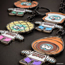 Pandead摇摆的金属钥匙扣