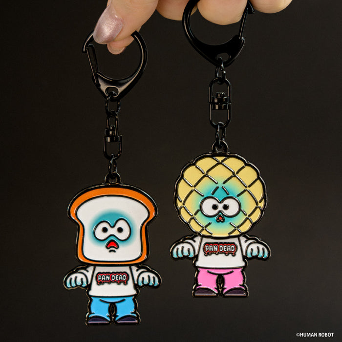 Pandead swaying metal key chain