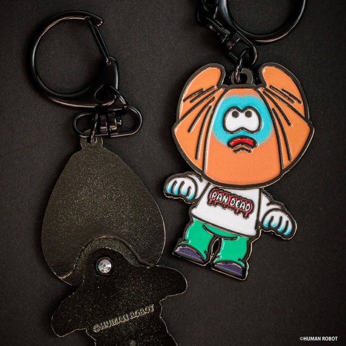 Pandead swaying metal key chain