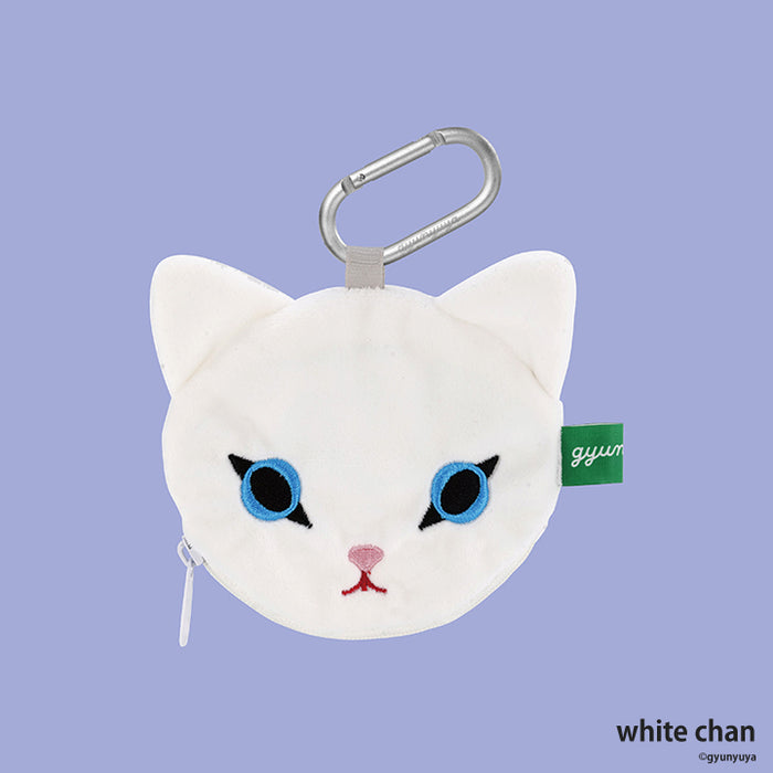 gyunyuya cat face pouch