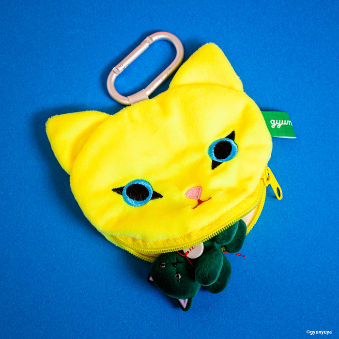 gyunyuya cat face pouch