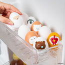 Refrigerator figure pretending to be an egg
