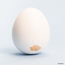 Refrigerator figure pretending to be an egg