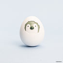 Refrigerator figure pretending to be an egg