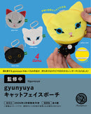 gyunyuya キャットフェイスポーチ