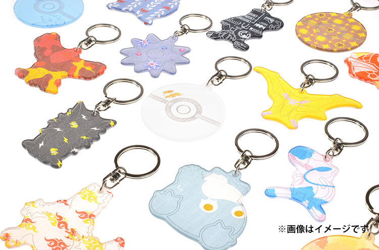 / 023 / アーボ POKÉMON SHIRTS FABRIC SCRAPS KEYHOLDER NEWSED