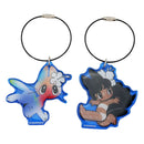 アクリルキーホルダー / 女の子 / つのがい