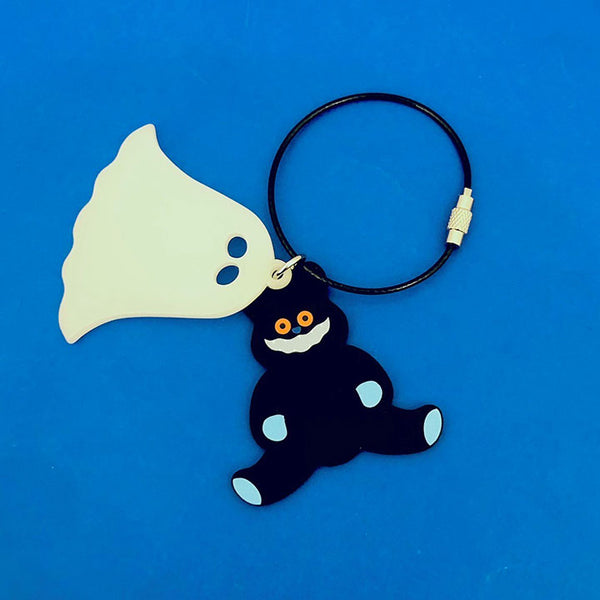 Acrylic keychain / ghost/bear / umao