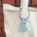 Acrylic keychain / ghost/dog / umao