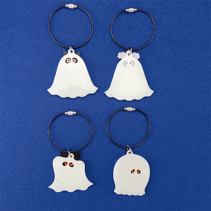 Acrylic keychain / ghost/dog / umao
