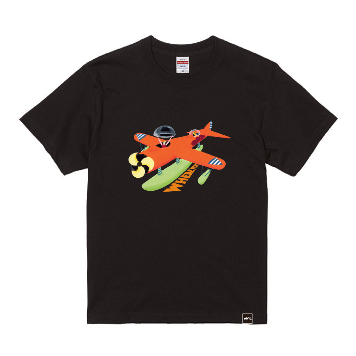 グラフィックTシャツ ブラック / KOTOKO