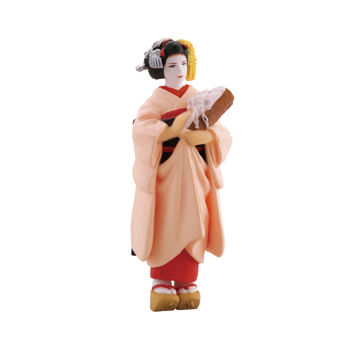 海洋堂　京都フィギュアみやげ　舞妓　（薄紫） THE京都フィギュアみやげ
