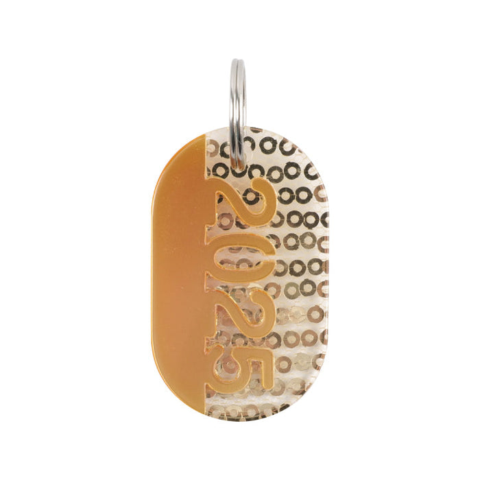 Acryl Tag Plate Year Number 2025