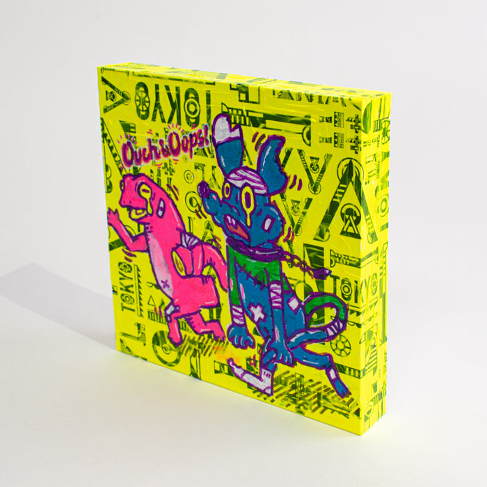 版画 OnOFF 抽選終了】【One off】Painting / Ouch & Oops!!