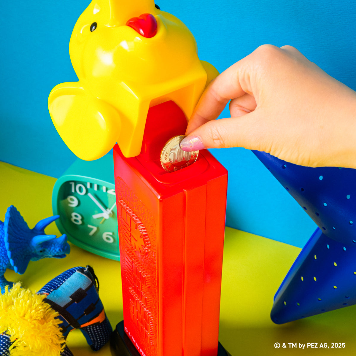 PEZ Soft Vinyl Piggy Bank Elephant 2nd Color