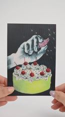 Lenticular postcard/cake/Tada Kasumi