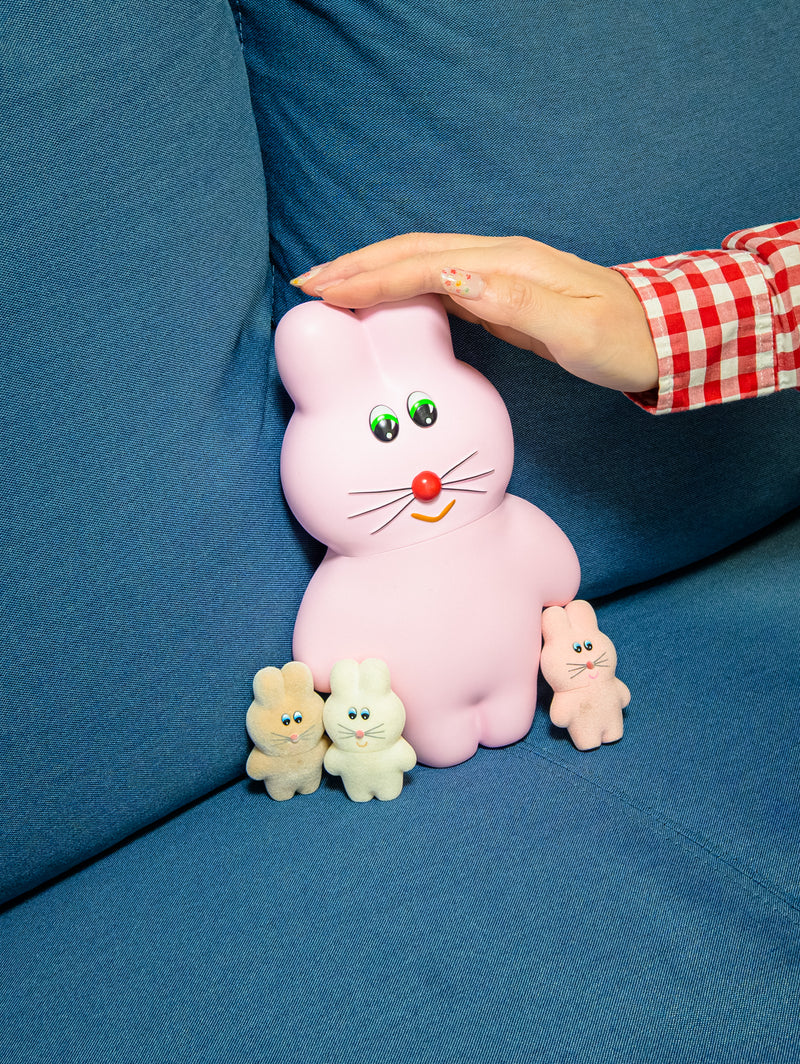 Munyu's Soft Vinyl Figure Pukupuku/Strawberry Milk