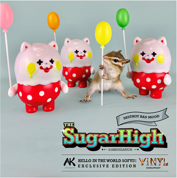 8 月 21 日 AM10:00 (JST) - 开始销售 SugarHigh Meeeow VINYL 限量颜色 / AKSOULMUCH