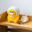 ノラネコぐんだん ほっかむりちょきんばこ / きみどりver.