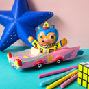 SUNDAY BEAR PINK CAR/롭 키드니