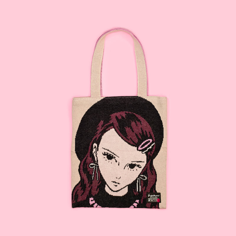 10/6 AM10:00(JST)-販売開始 編み物☆堀ノ内×須藤はる奈コラボニットバッグ（Beige）