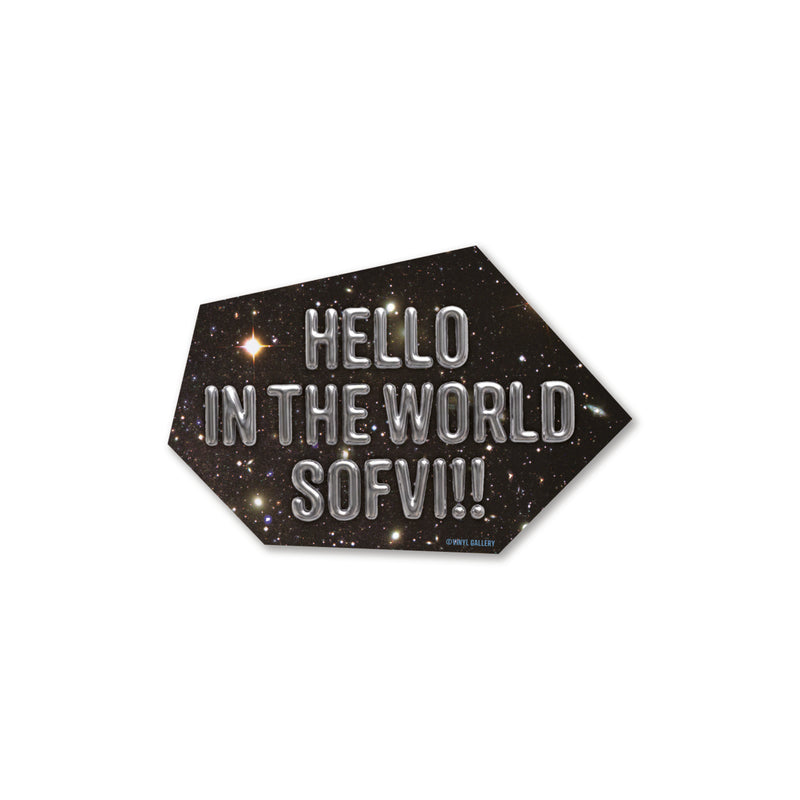 ステッカー / HELLO IN THE WORLD SOFVI!!