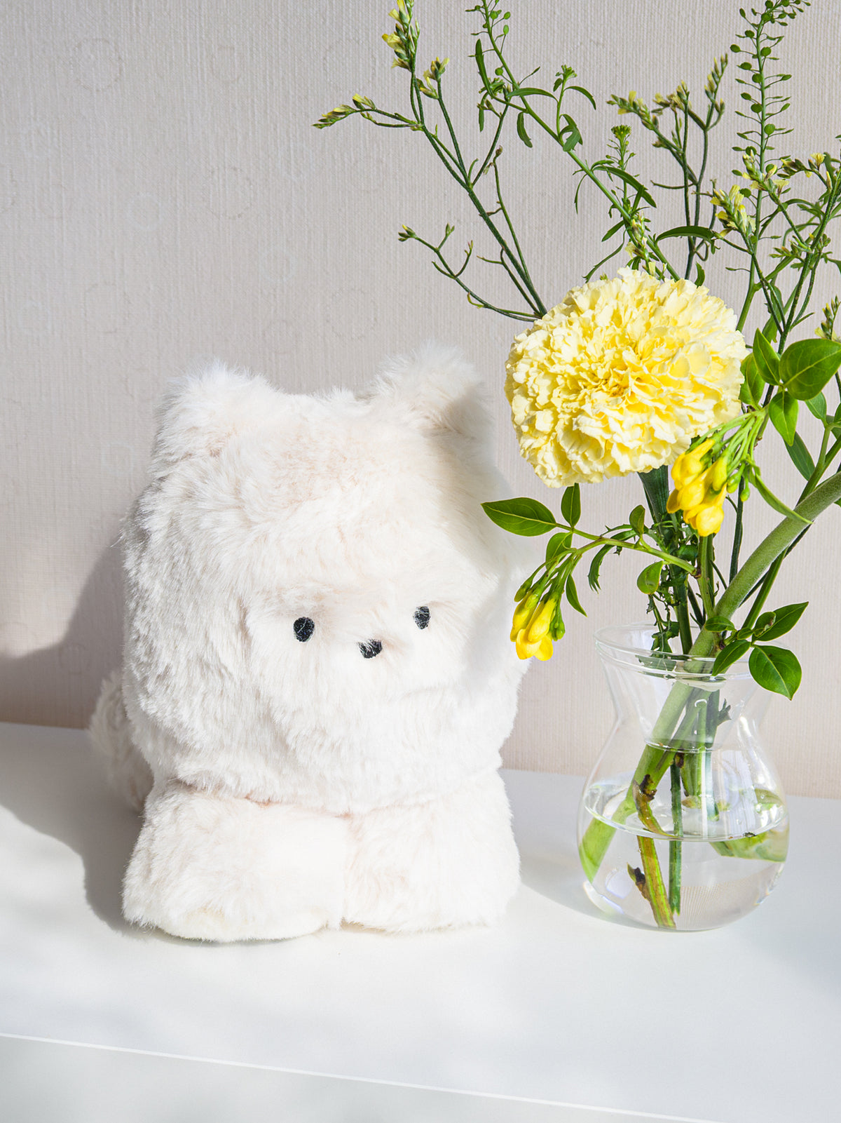 5/29 AM10:00(JST)-販売開始 いぬのぬいぐるみ / クリーム / てらおか