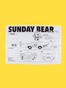 SUNDAY BEAR PINK CAR/Rob Kidney