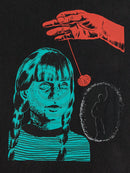 グラフィックTシャツ「ラッコマン（催眠）」（黒） / ただかすみ