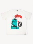 3/13 AM10:00(JST)-販売開始 グラフィックTシャツ「ラッコマン（催眠）」（白） / ただかすみ