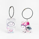 아크릴 열쇠 고리 / 해골 곰 / 곰