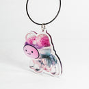 아크릴 열쇠 고리 / 해골 곰 / 곰