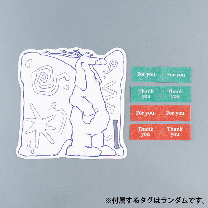 6/25 AM10:00(JST)-Start of sales Die-cut card [Pixie]/Purple/Thikity friends