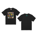 VINYLグラフィックTシャツ/山川はるか/黒