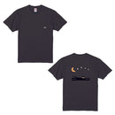 VINYLグラフィックTシャツ / umao / 黒