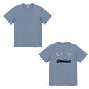 VINYLグラフィックTシャツ / umao / ブルー