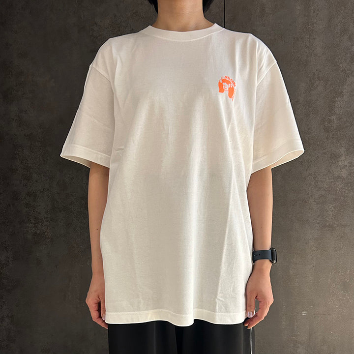 VINYL graphic T-shirt / Yanagidamasami / good / white