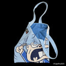 目ン玉つながりのおまわりさん ニットバッグ / 編み物☆堀ノ内