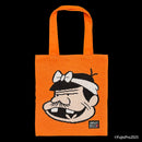 バカボンとパパ ニットバッグ（オレンジ） / 編み物☆堀ノ内