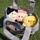 런치 토트/그레이/이시가카 아카네