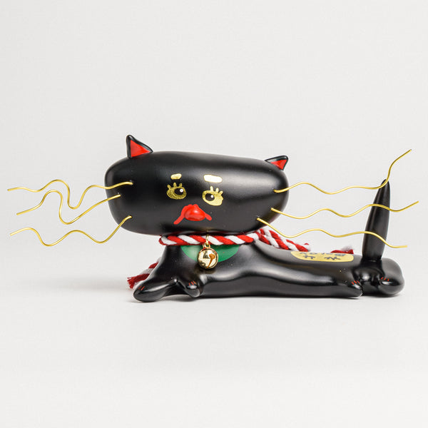 6/3 昼12時半(JST)-販売開始 black Maneki Neko (Left-Hand Style