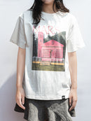 9/2 AM10:00(JST)-販売開始 グラフィックTシャツ / 白 / 吉村宗浩
