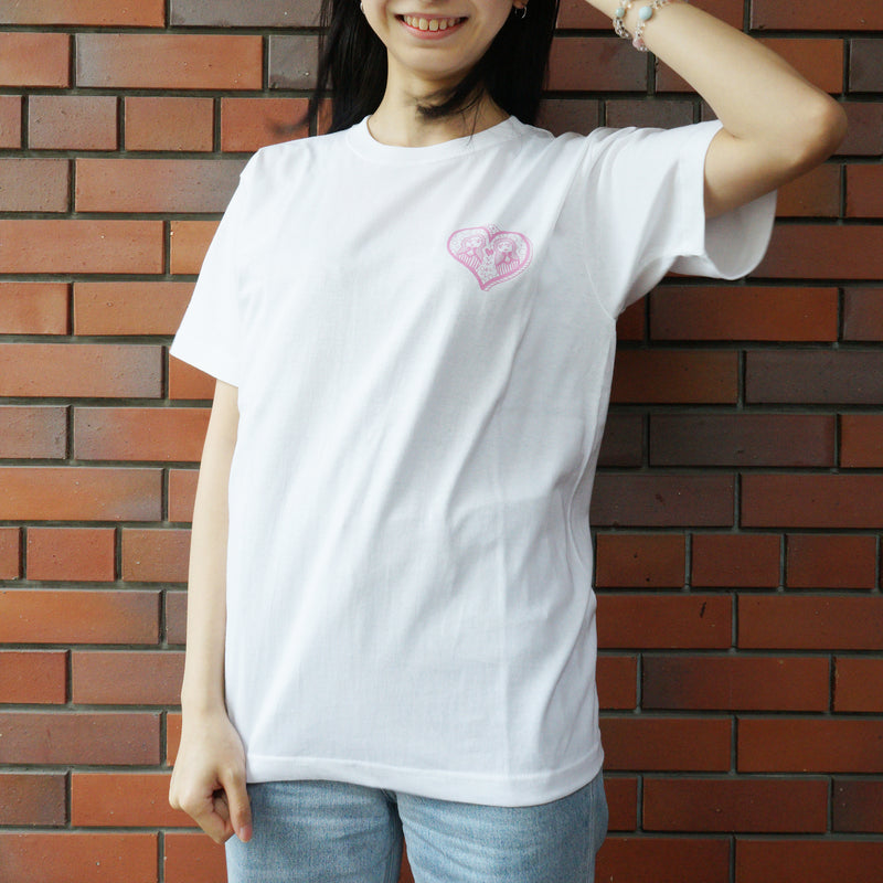 VINYL Graphic T-shirt / Chika Takei/Wonderland/White