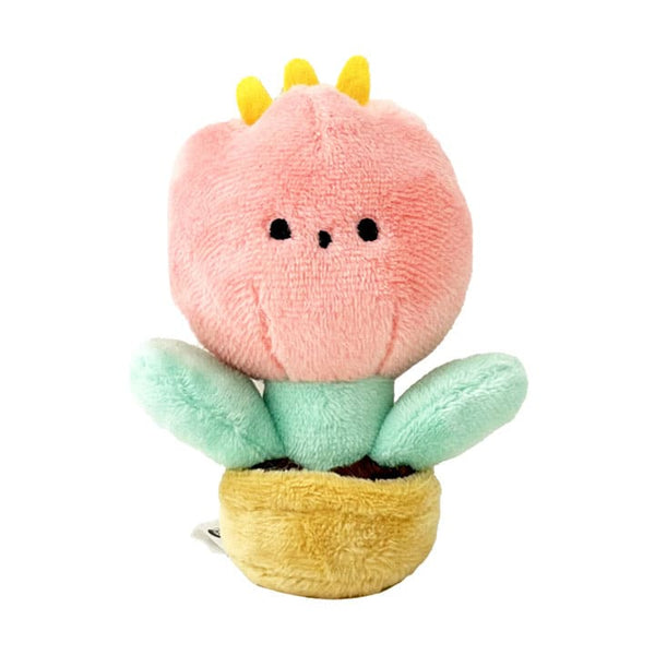 Tulip stuffed toy key chain / Pink / Haruna Sudo