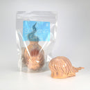 波磨茜也香 / A SOAKING GIRL マーブル ブラウン✕ベージュ