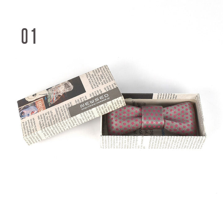 Seat belt bow tie / Print / Comes with gift wrapping / NEWSED